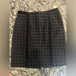 New York and Company skirt size 12 black and Gray office work professional